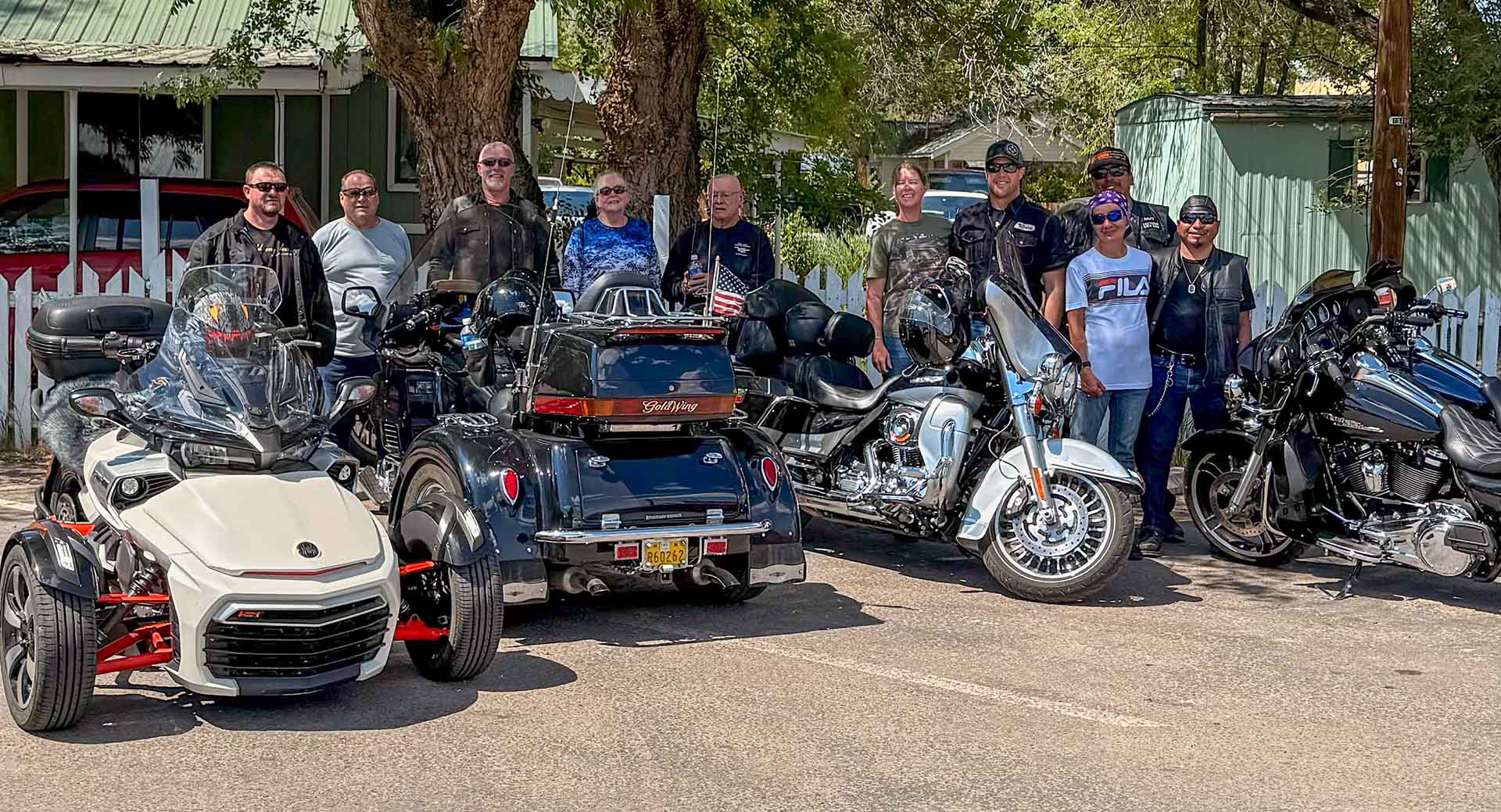 Anchorpoint Insurance community motorcycle ride in Aztec, NM